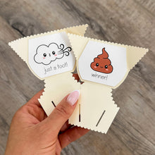 Load image into Gallery viewer, 50 Custom Mini Paper Diapers – Baby Shower Game