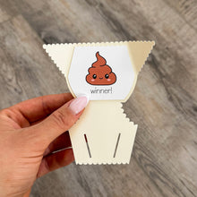 Load image into Gallery viewer, 50 Custom Mini Paper Diapers – Baby Shower Game