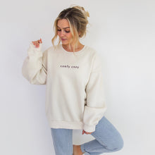 Load image into Gallery viewer, crewneck sweatshirts women's tops sweatshirt fall clothes for women fashion hoodies womans clothing cute crewnecks womens casual crew neck sweater oversized drop shoulder