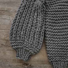 Load image into Gallery viewer, Chunky Knit Bell Sleeved Cardigan