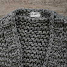 Load image into Gallery viewer, chunky cardigan knit cardigans women sweater sweaters oversized womens front knitted puff sleeve bubble pom bell long balloon sweatshirt trendy popcorn oversize lantern puffy fluffy sleeves drop shoulder beige cream tan dark grey white brown woman