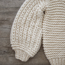 Load image into Gallery viewer, chunky cardigan knit cardigans women sweater sweaters oversized womens front knitted puff sleeve bubble pom bell long balloon sweatshirt trendy popcorn oversize lantern puffy fluffy sleeves drop shoulder beige cream tan dark grey white brown woman