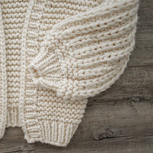 Load image into Gallery viewer, Chunky Knit Bell Sleeved Cardigan